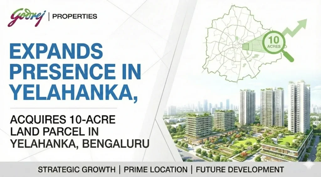 Godrej Properties Yelahanka Expands Presence in with 10-acre Land Acquisition