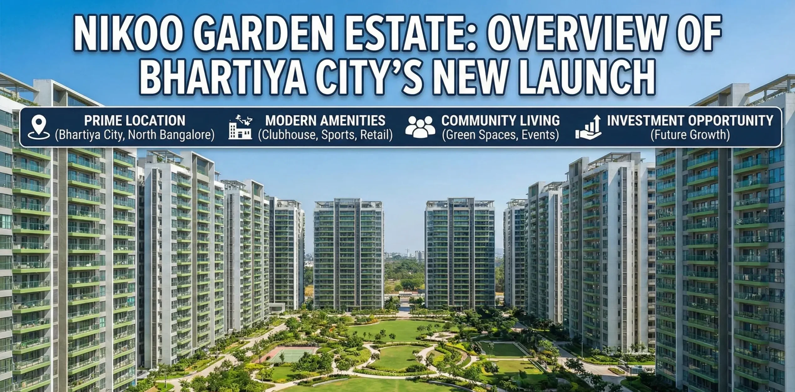 Nikoo Garden Estate: Overview of Bhartiya City’s New Launch