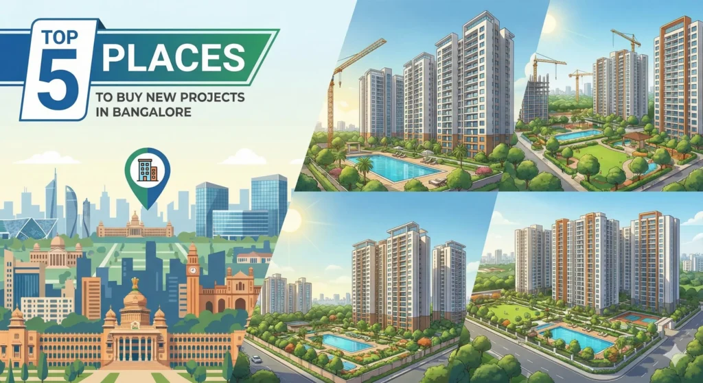 Top 5 Places to Buy New Projects in Bangalore