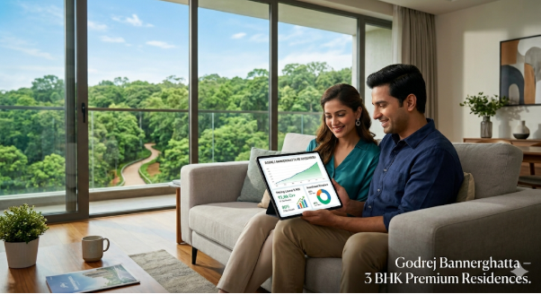 What is the price of Godrej Bannerghatta Road 3 BHK in Bangalore?