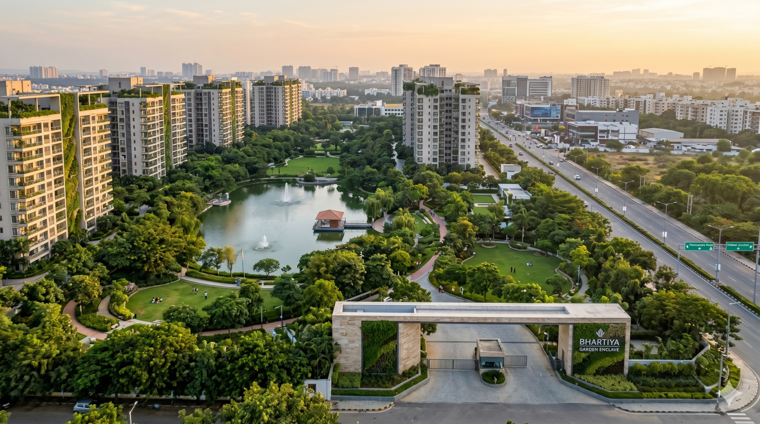 Bhartiya Garden Enclave: Redefining Urban Serenity at Thanisandra Road