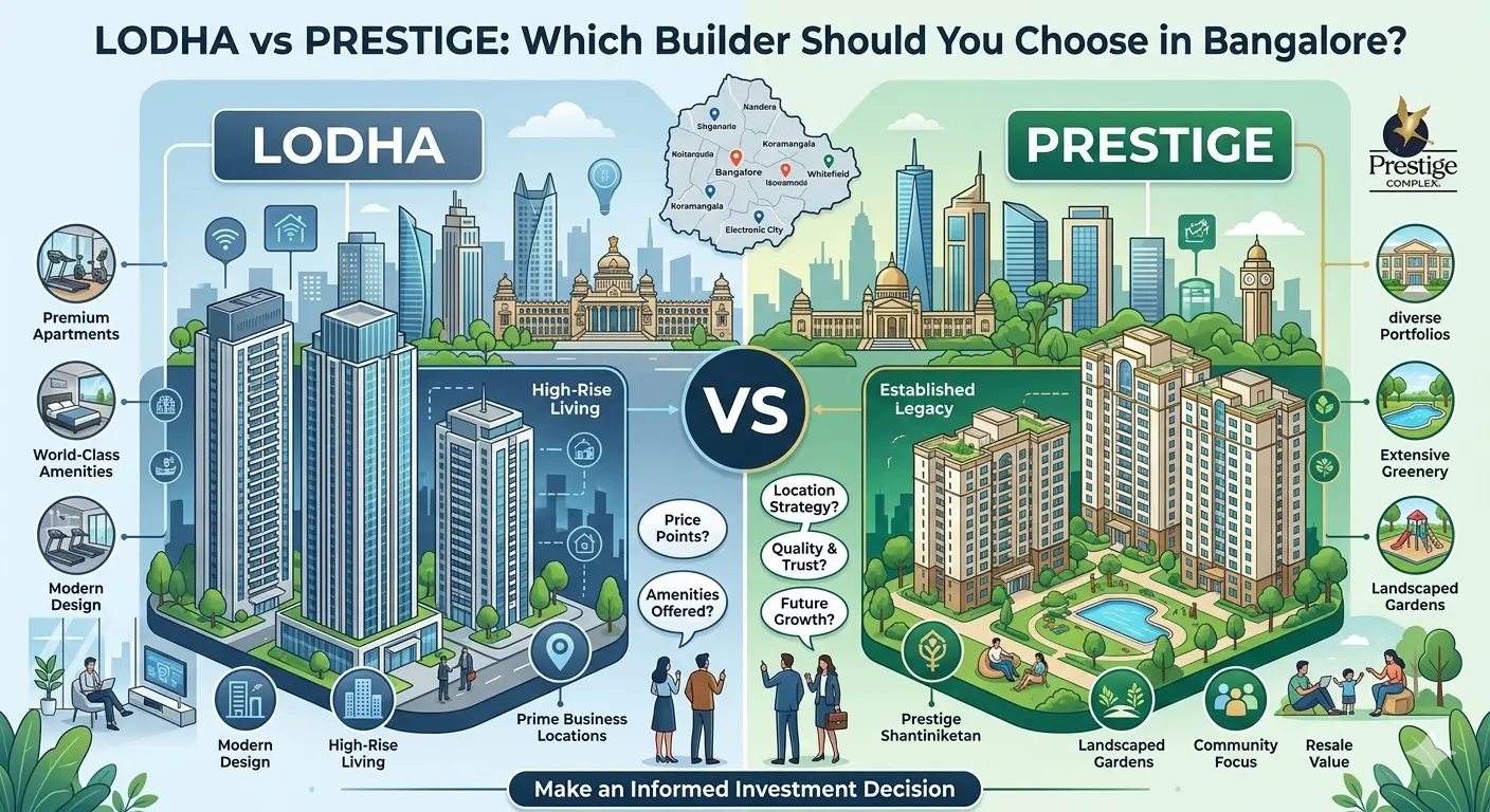 Lodha vs Prestige: Which Builder Should You Choose in Bangalore?