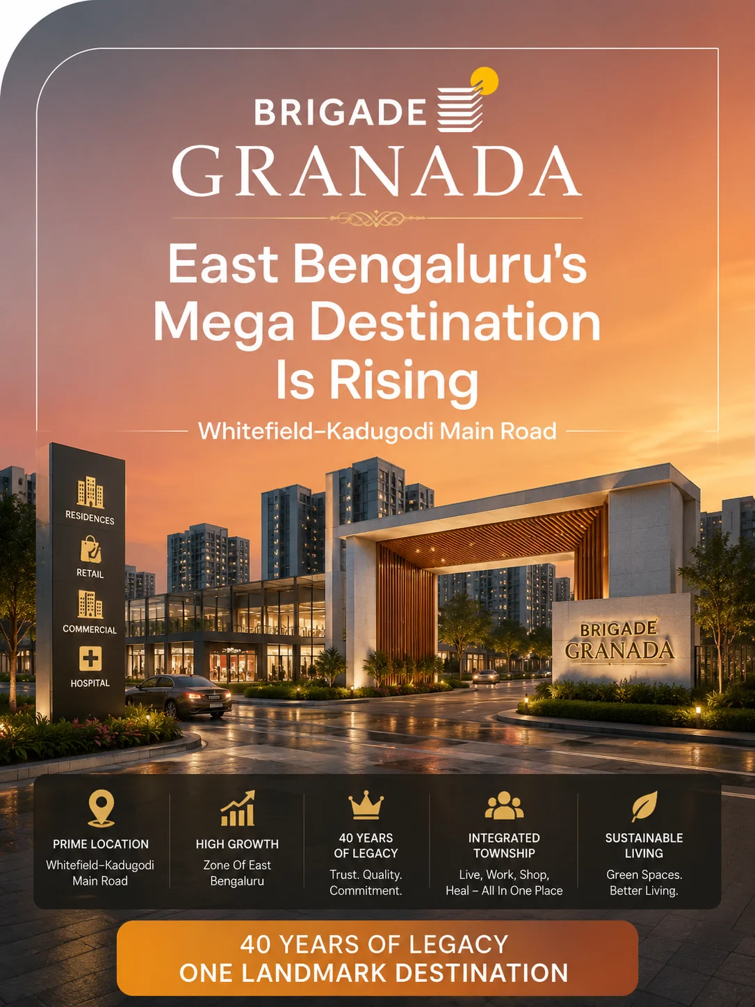 Brigade Granada Whitefield-Hoskote Road