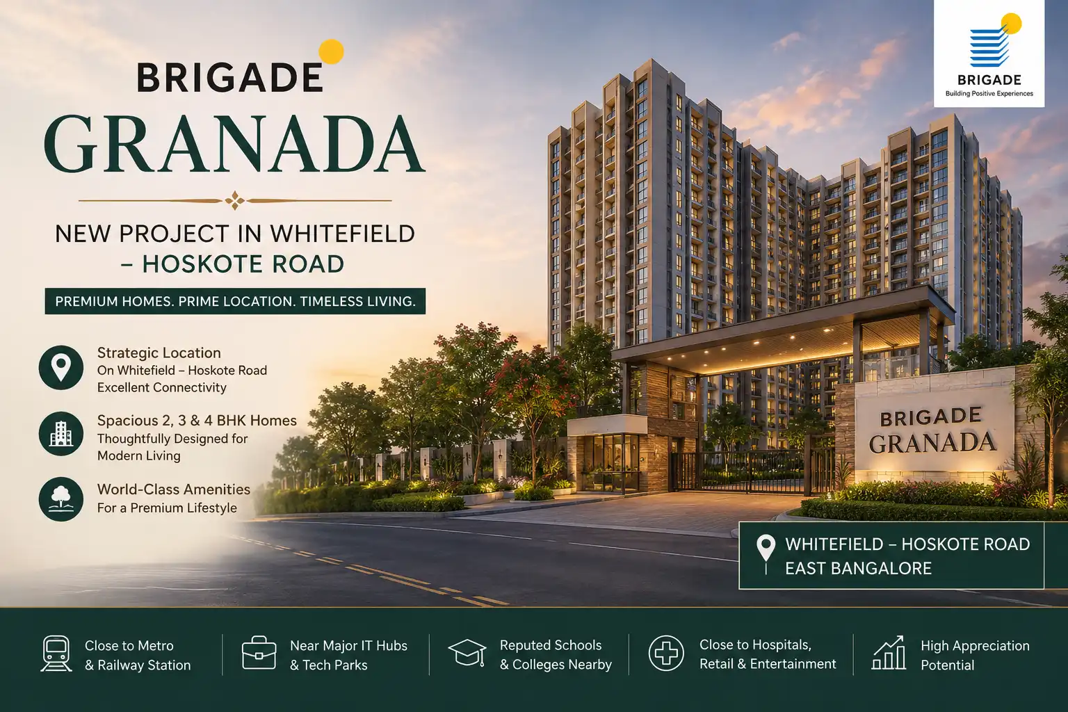 Brigade Granada Whitefield-Hoskote Road