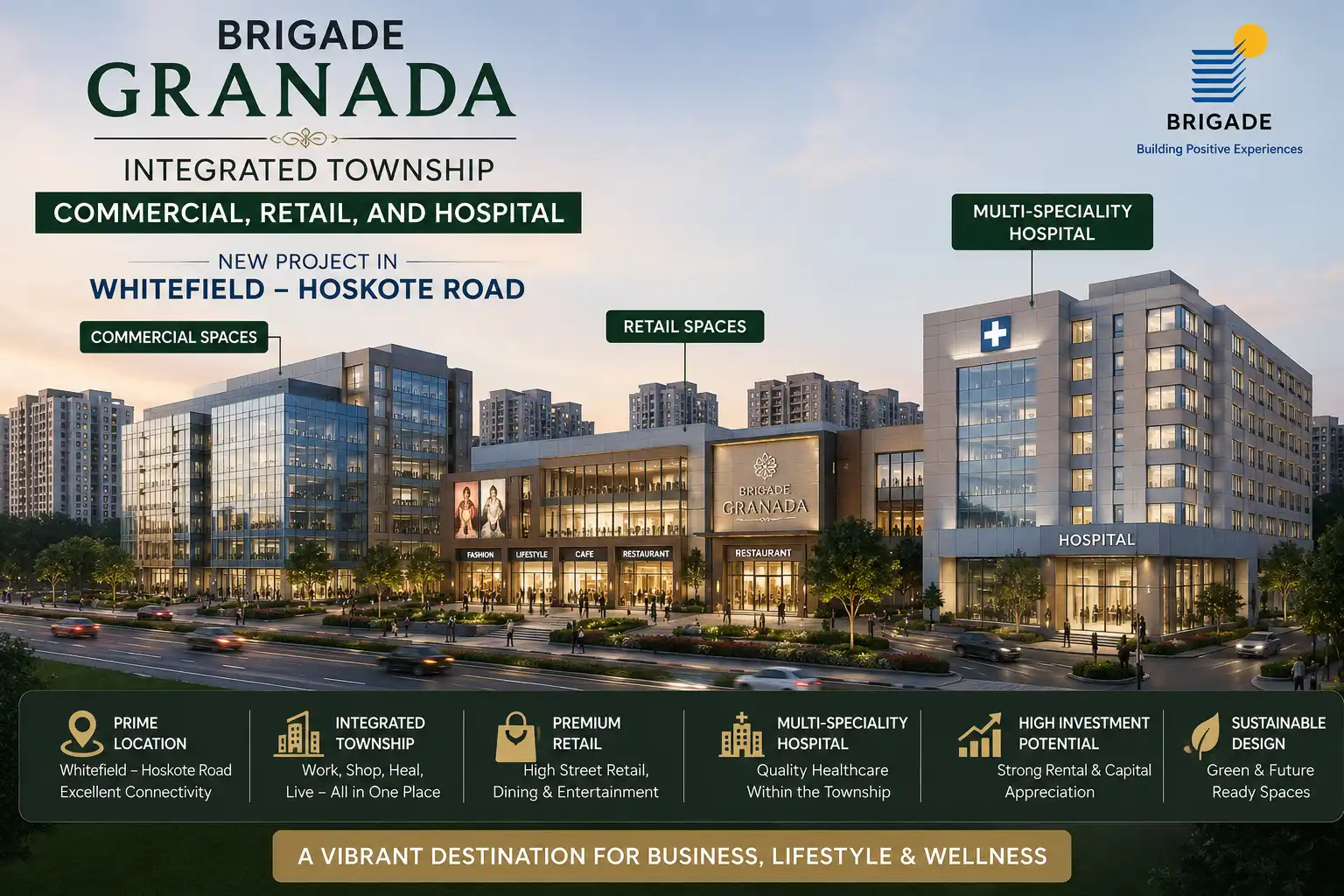 Brigade Granada Whitefield-Hoskote Road